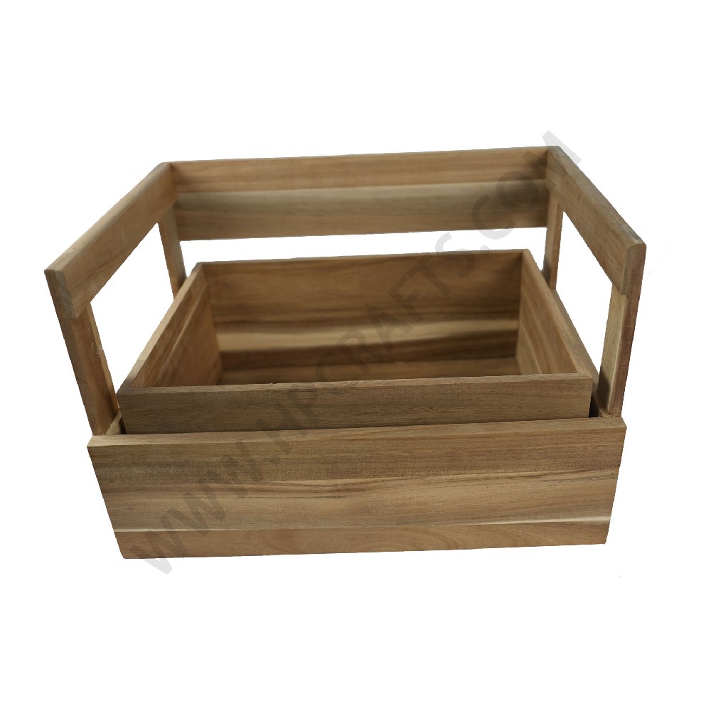 vegetable wooden basket