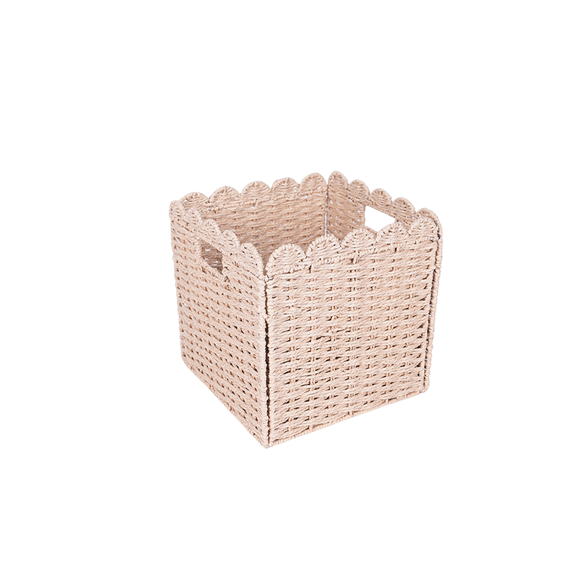Foldable paper rope storage