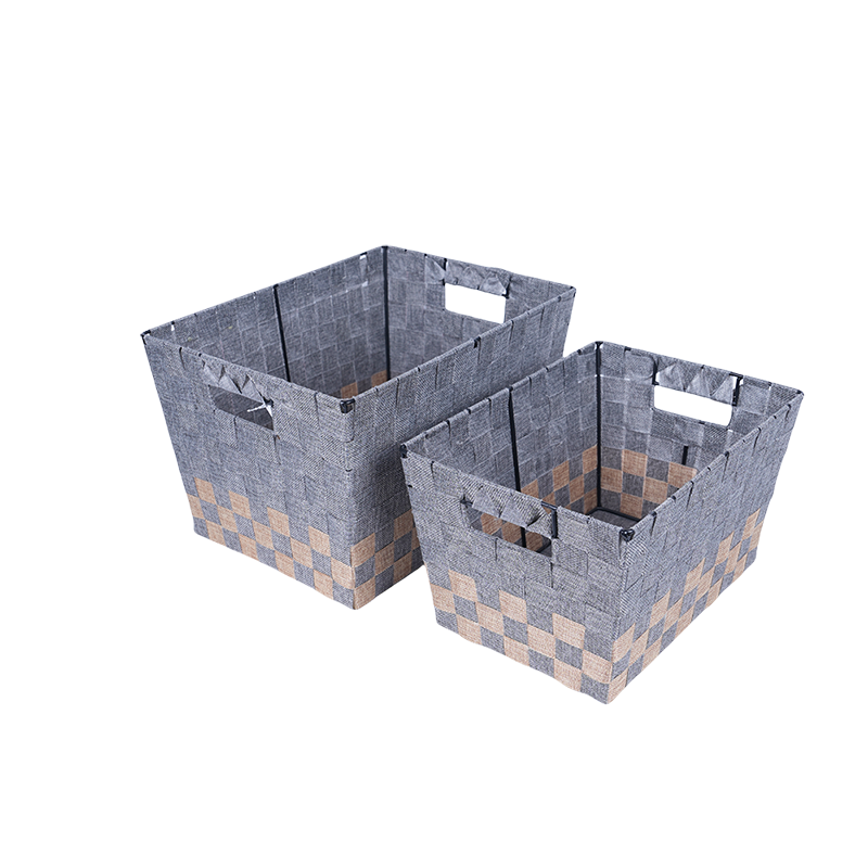 Iron frame fabric storage box