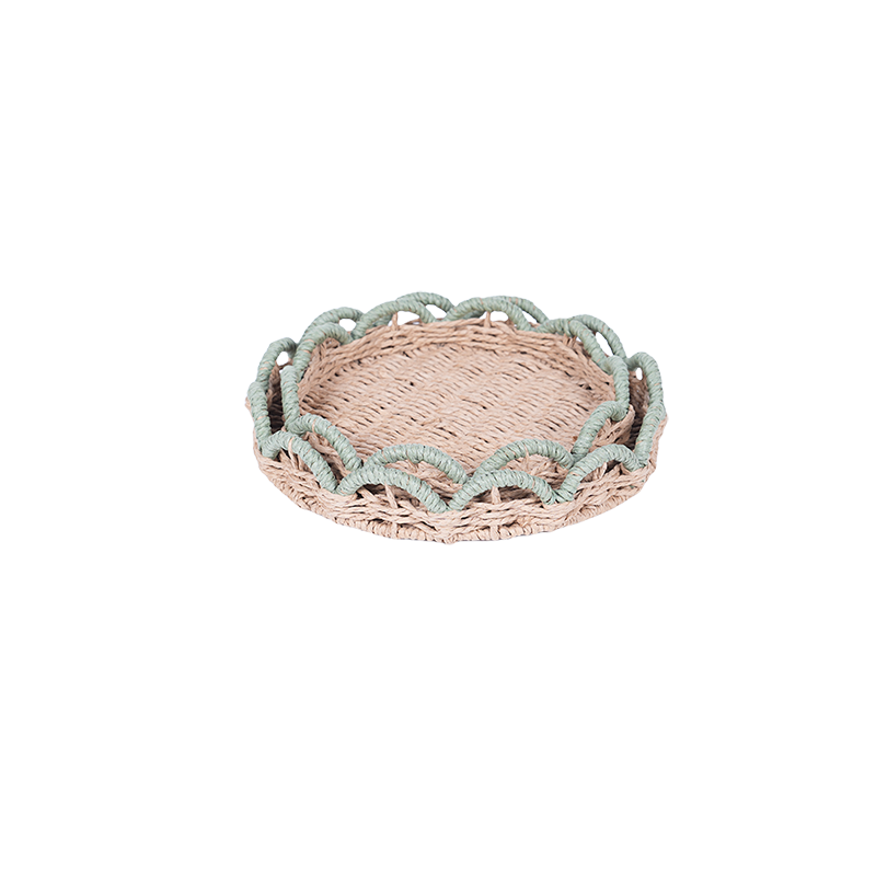Paper rope tray