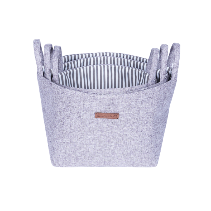 Fabric storage with handle