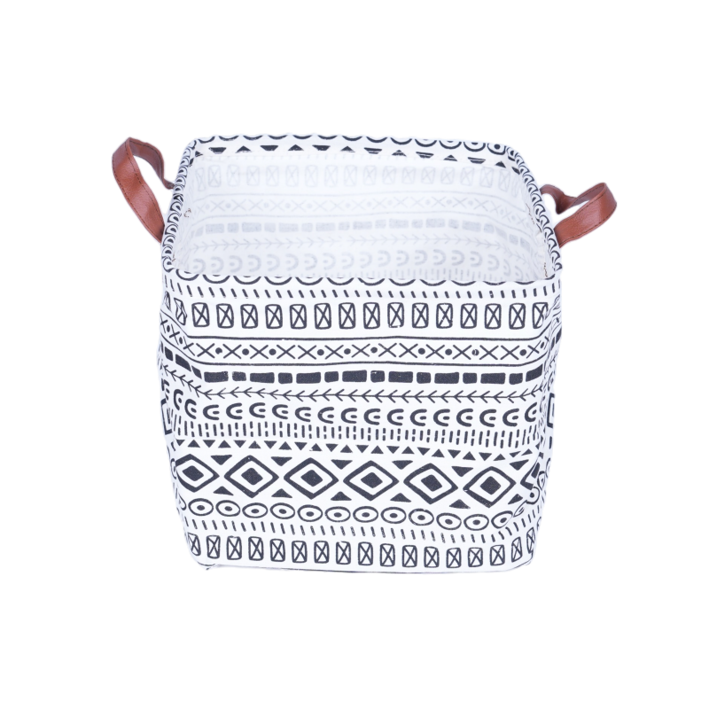 Bohemian-style fabric storage