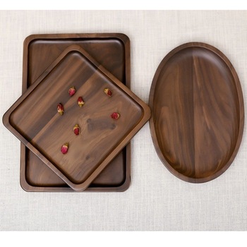 Acaciaware 7-Inch Acacia Wood Square Plate