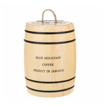 Coffee Bean Barrels For Storage/Decoration