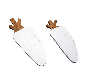 Acacia Wood Board With Marble