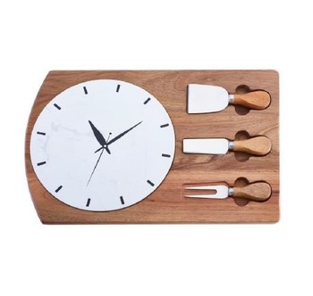 Cheese Board Set - Set Includes 3 Piece Cheese Knife Set