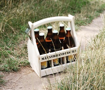 Storage Tray Wooden Wine Tray With A Bottle Opener