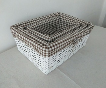 Handmade Wicker Storage Box Sets