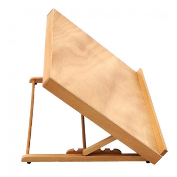 A2 Wooden Drawing Board Table Canvas Rack