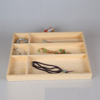Nature Pine Wood Storage Box For Accessories