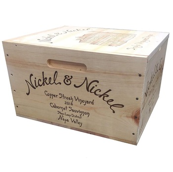 Original Nickel & Nickel Cabernet Wooden Wine Box