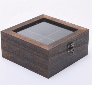 Antique Wooden Tea Coffee Box