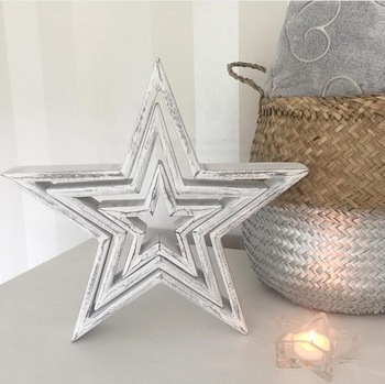 2022 Good Lucky Wooden Five-Pointed Star